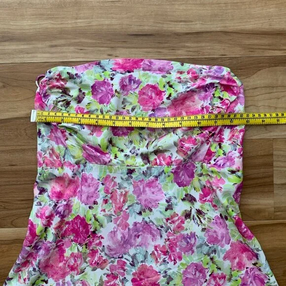 For Love & Lemons Paulina Mini Dress Small Short Lace Up Romantic Feminine NWT - Picture 5 of 12